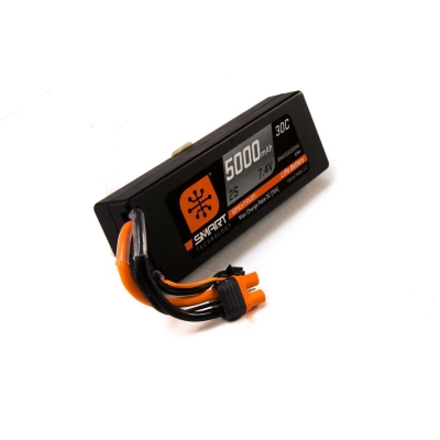 Batería 7.4V 5000mAh 2S 30C Smart LiPo Hardcase Battery IC3 Spektrum - Axial de 280