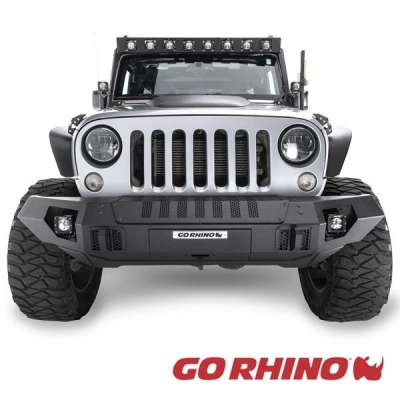 Bumper Delantero Trailine Straight Winch Ready Jeep Wrangler JL (19+) - Go Rhino de 249